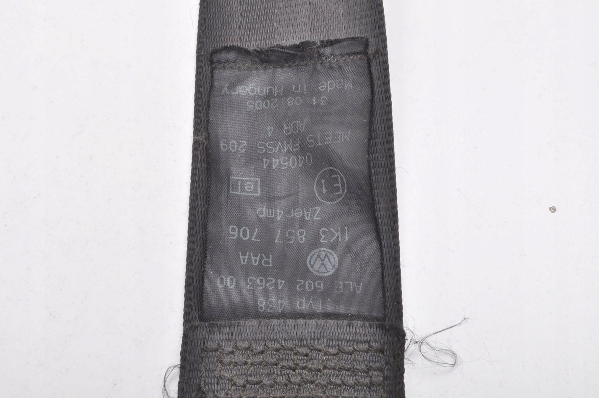 A4 B8 VOLKSWAGEN GOLF V SEAT BELT RIGHT FRONT 1K3857706