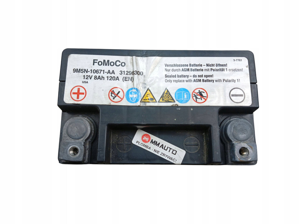 ADDITIONAL BATTERY VOLVO S60 II V60 II V40 II XC60 1.6 D2 31296300