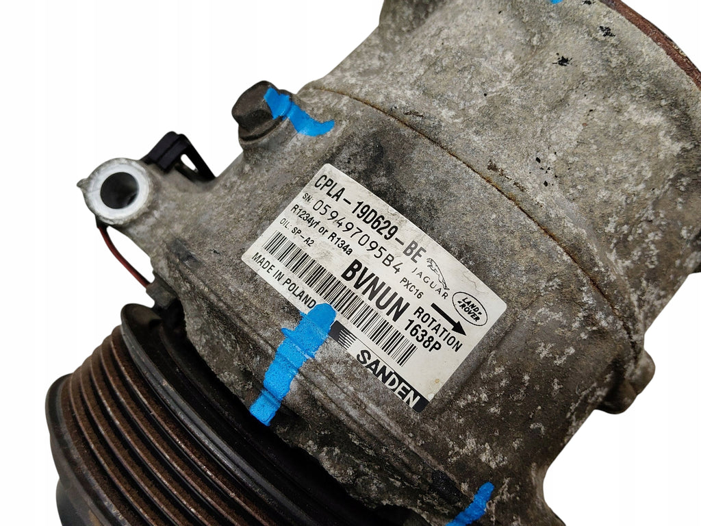AIR CONDITIONING COMPRESSOR JAGUAR X760 X260 LAND ROVER L550 L560 CPLA-19D629-BE