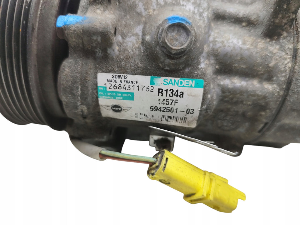 AIR CONDITIONING COMPRESSOR MINI R55 R56 R60 R58 R57 R61 R59 1.6 16V 6942501