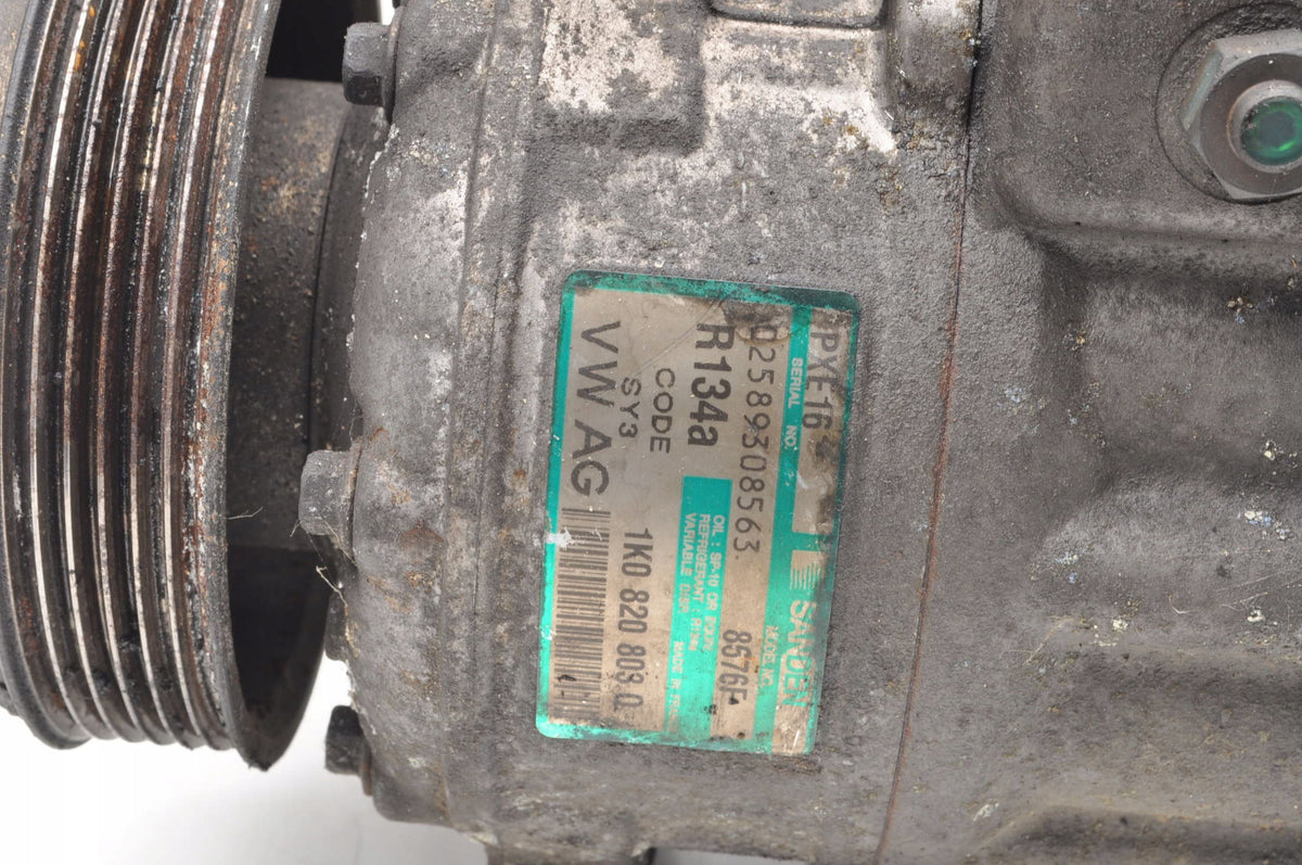 AIR CONDITIONING COMPRESSOR VOLKSWAGEN GOLF V  PASSAT B6 1.9 TDI 105KM 1K0820803Q