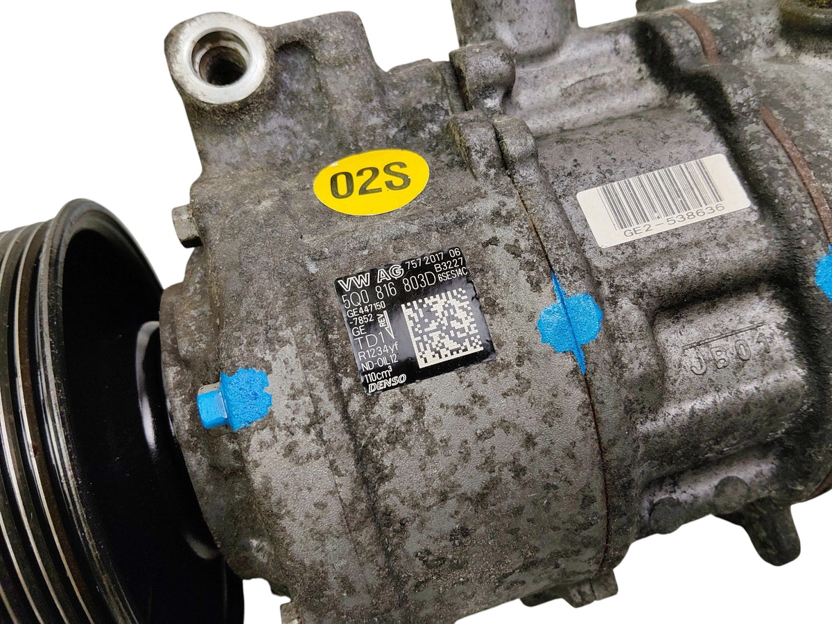 AIR CONDITIONING COMPRESSOR VOLKSWAGEN GOLF VII PASSAT B8 LEON III 5Q0816803D