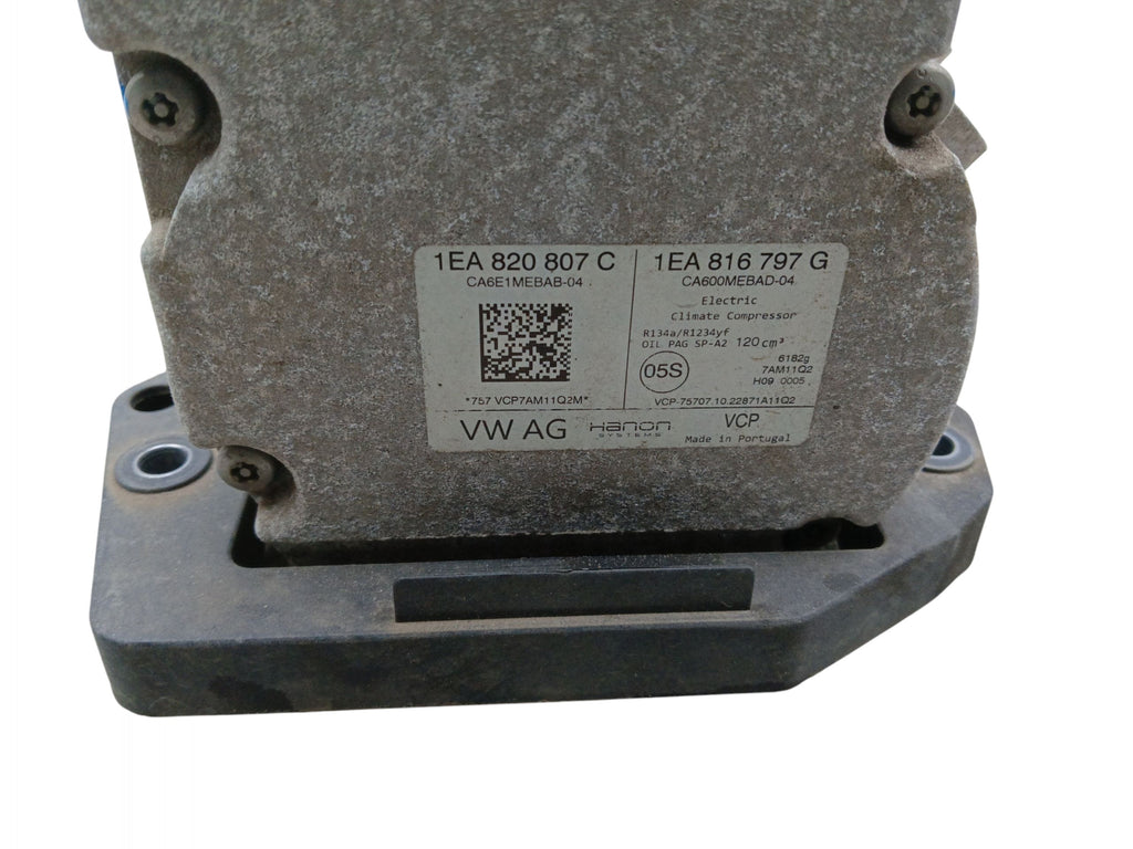 AIR CONDITIONING COMPRESSOR VOLKSWAGEN ID.3 (2019-2023) 1EA820807C 1EA816797G