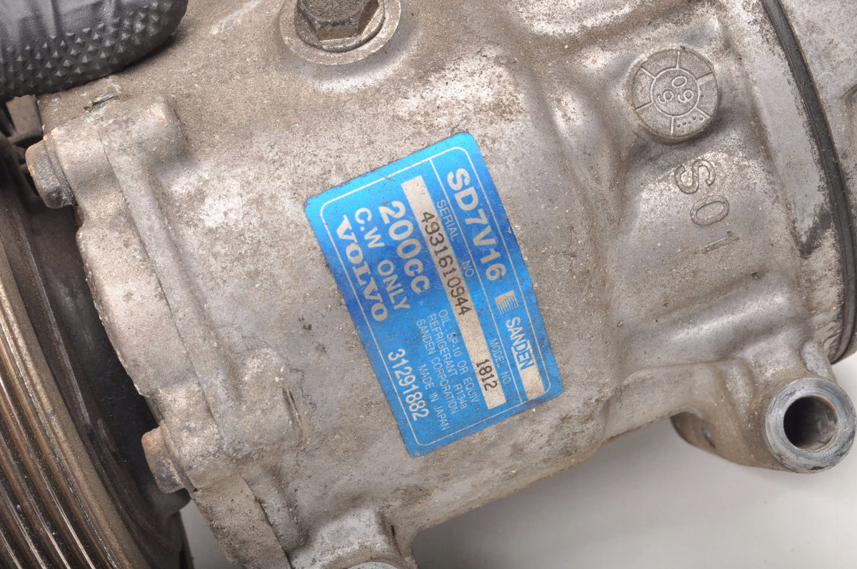 AIR CONDITIONING COMPRESSOR VOLVO S40 II V50 C30 C70 1.6 D 110KM 31291882