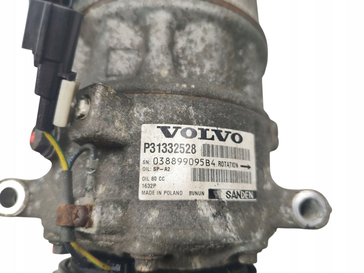 AIR CONDITIONING COMPRESSOR VOLVO S60 II S80 II V60 AND V70 III XC60 D3 P31332528