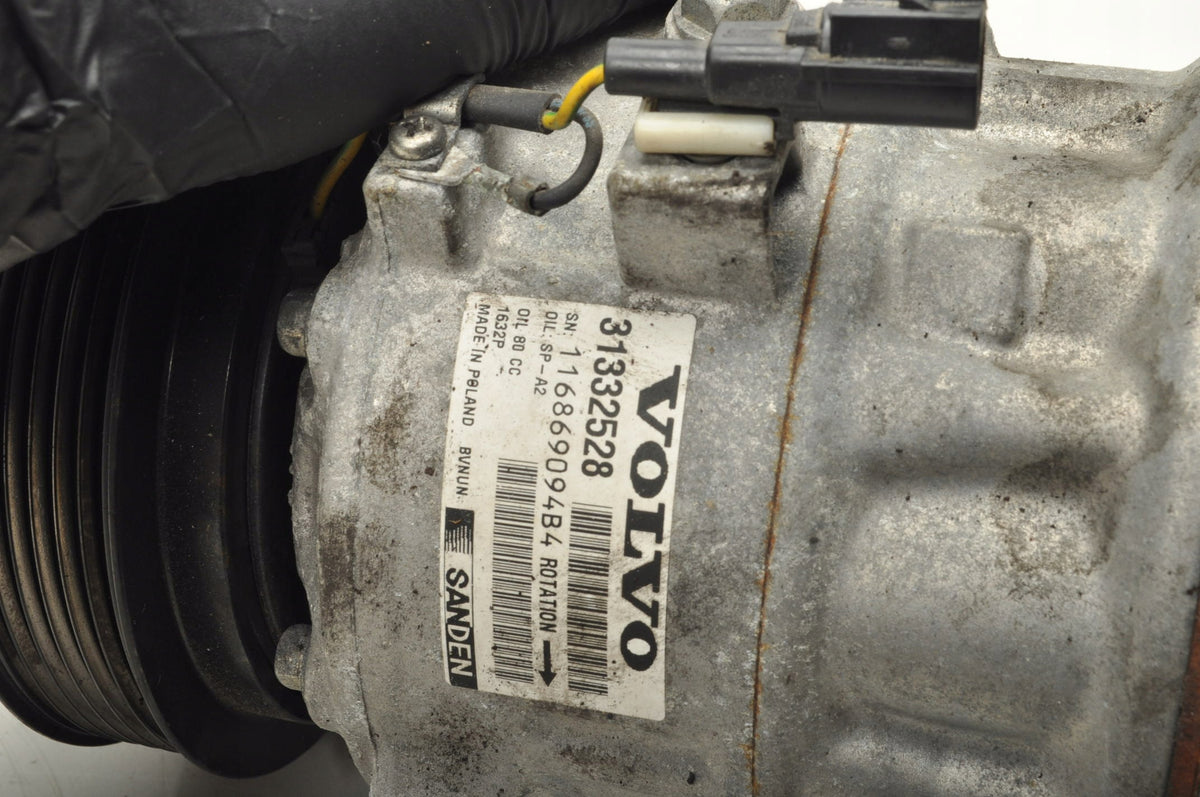 AIR CONDITIONING COMPRESSOR VOLVO S80 V70 XC70 S60 V60 XC60 2.0 D4 31332528