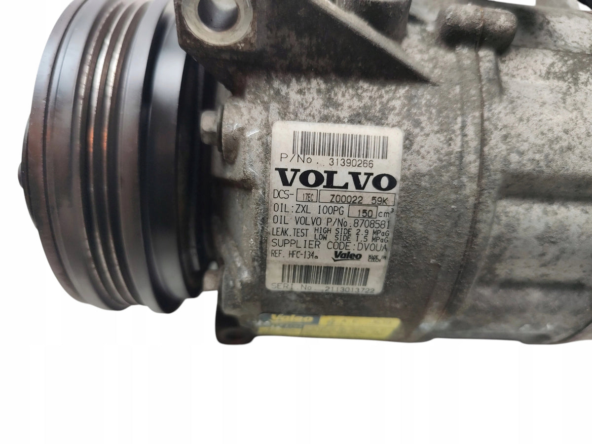 AIR CONDITIONING COMPRESSOR VOLVO V70 III 31390266