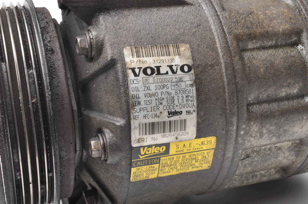 AIR CONDITIONING COMPRESSOR VOLVO V70 III S80 II 2.4 D 163KM 31291135
