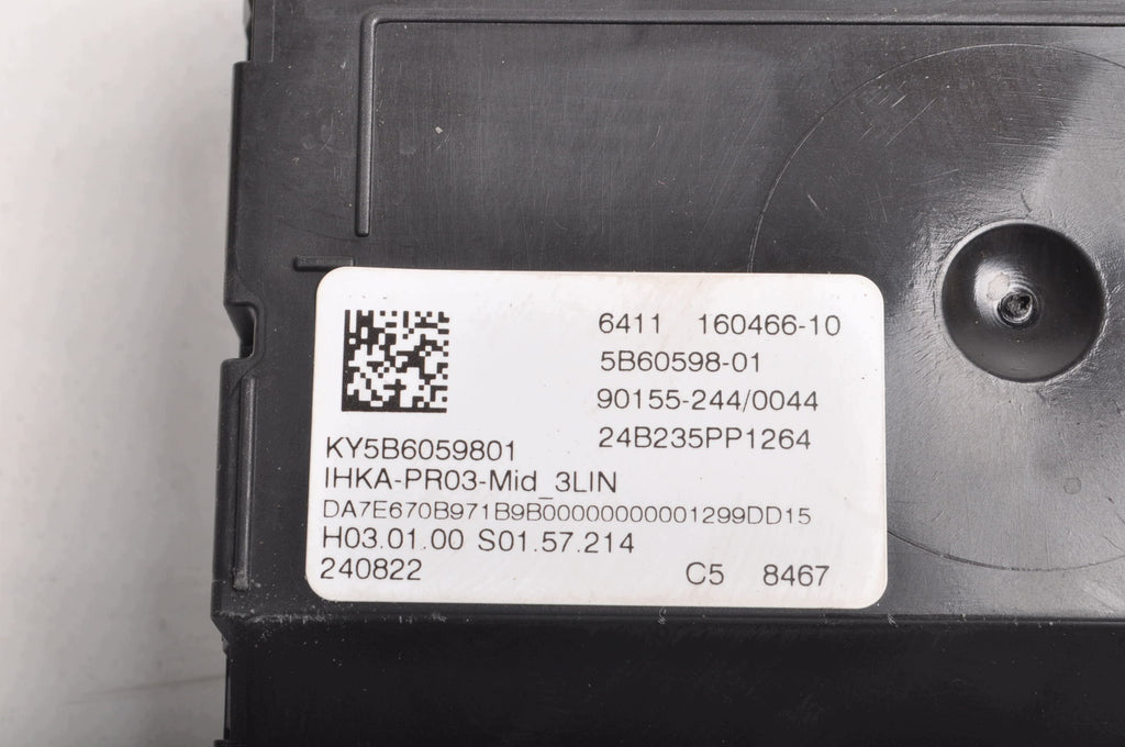 AIR CONDITIONING CONTROLLER MODULE BMW G26 24R 5B60598