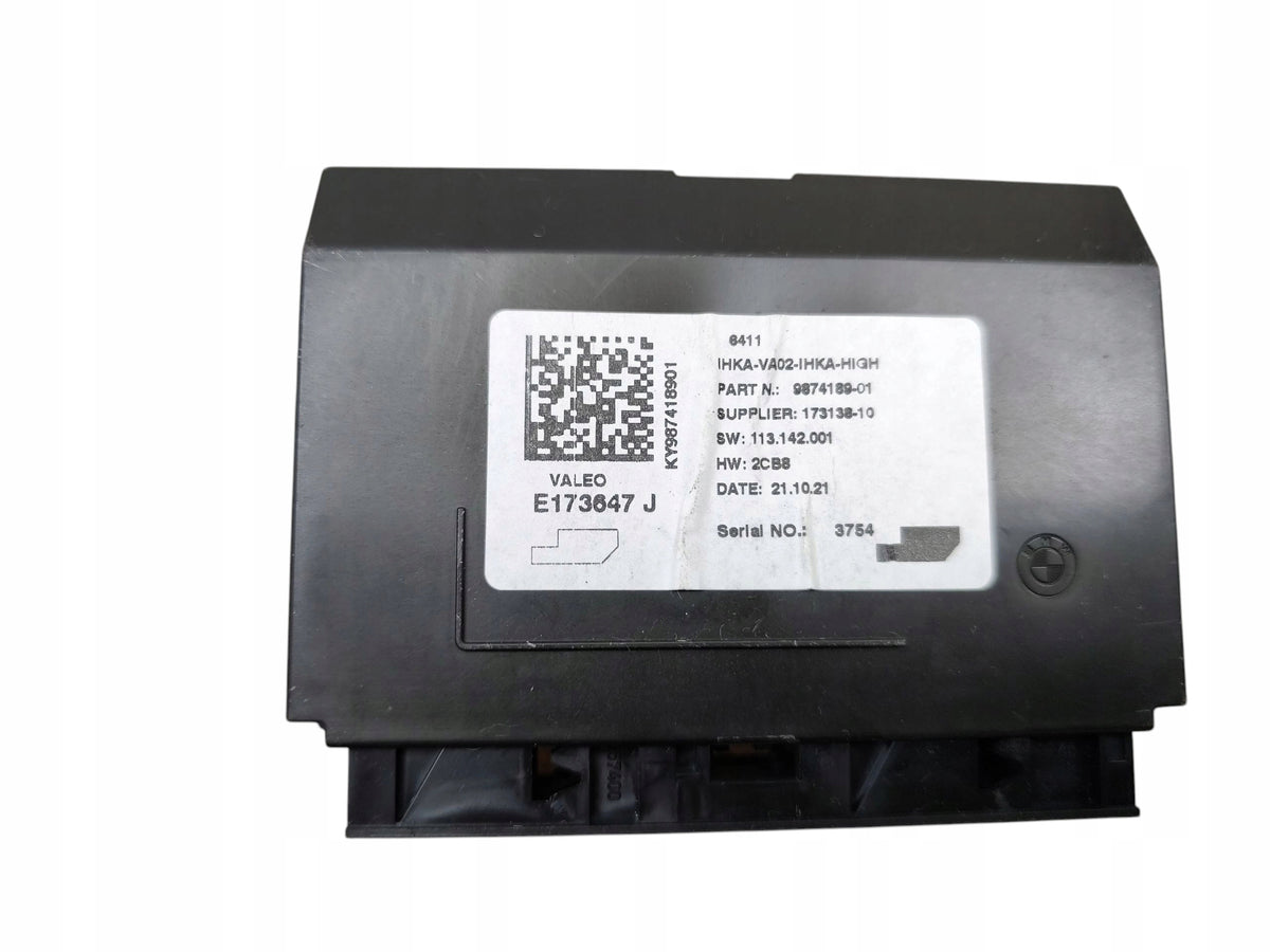 AIR CONDITIONING CONTROLLER MODULE BMW X2 F39 (2017-2023) 9874789