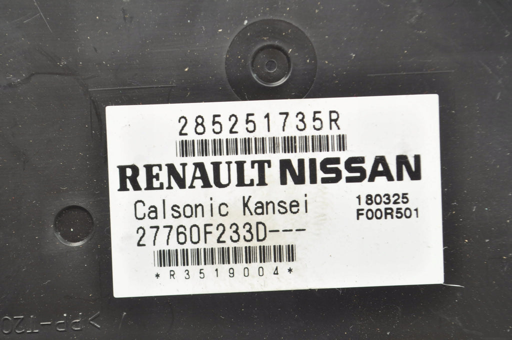 AIR CONDITIONING CONTROLLER MODULE RENAULT CLIO V 1.0 LIFT 285251735R