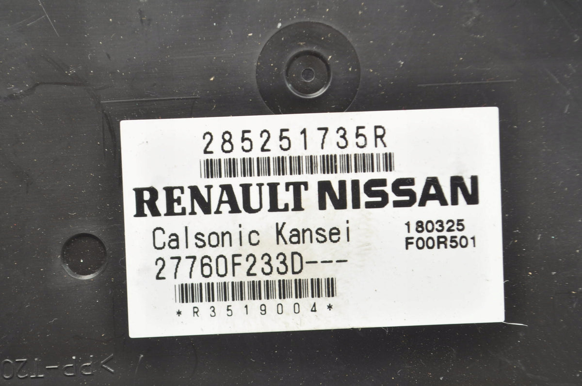 AIR CONDITIONING CONTROLLER MODULE RENAULT CLIO V 1.0 LIFT 285251735R