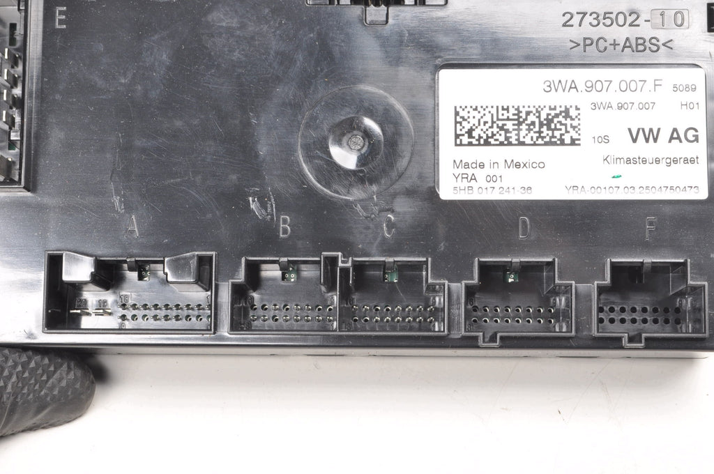 AIR CONDITIONING CONTROLLER VOLKSWAGEN GOLF VIII 3WA907007F 2025