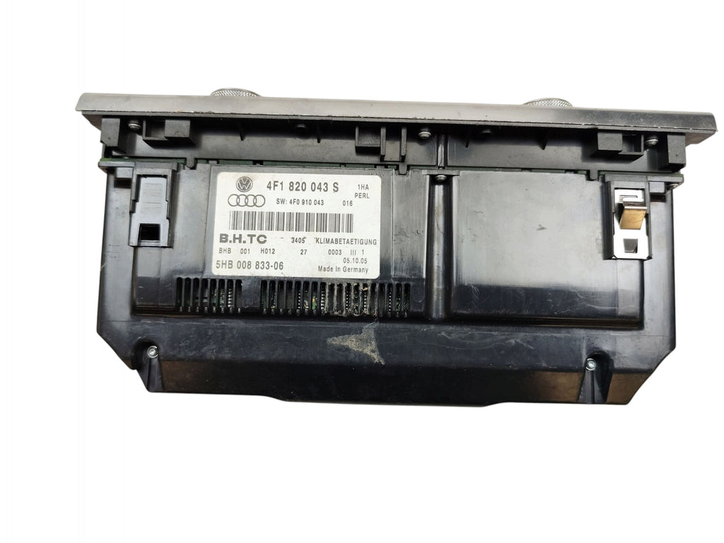 AIR CONDITIONING PANEL AUDI A6 C6 S6 C6 4F1820043S