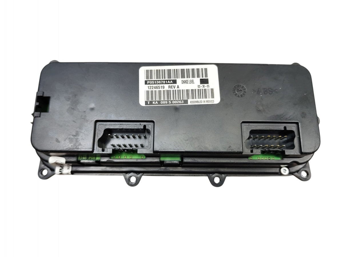 AIR CONDITIONING PANEL CHRYSLER TOWN COUNTRY IV LIFT (2004-2008) P05136781AA EU