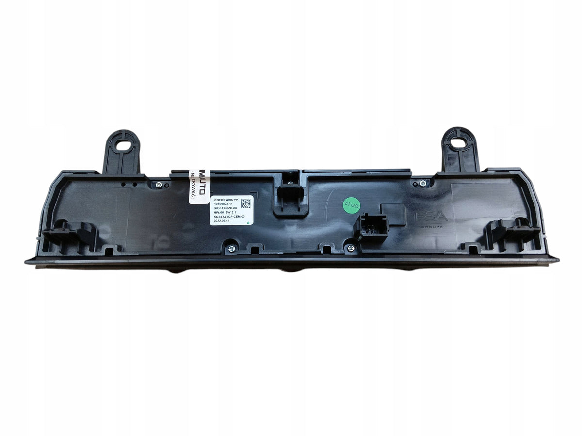 AIR CONDITIONING PANEL CITROEN C5 X C5X (21-) 98361320ZD