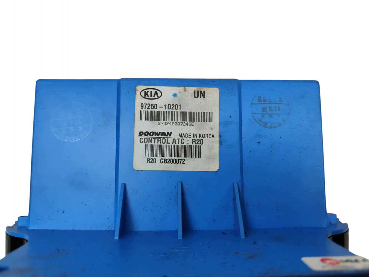 AIR CONDITIONING PANEL CLIMATRONIC KIA CARENS III 97250-1D201
