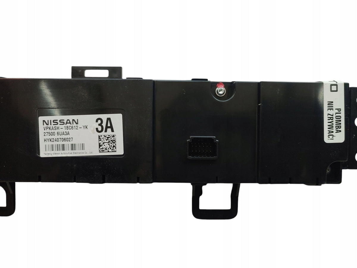 AIR CONDITIONING PANEL CLIMATRONIC NISSAN QASHQAI III J12 27500-6UA3A