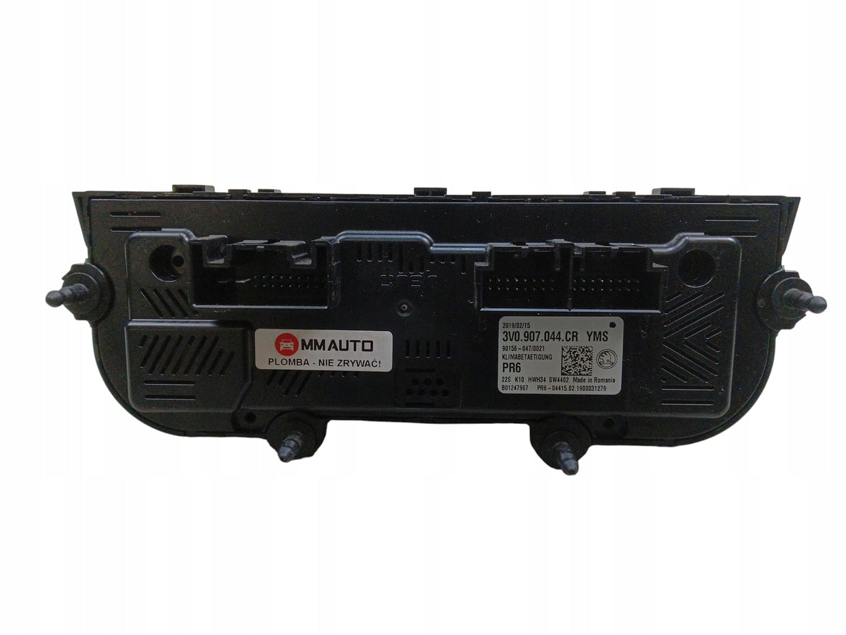 AIR CONDITIONING PANEL FOR AIR SUPPLY SKODA SUPERB III 3V0907044CR