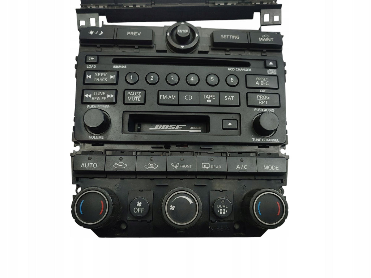 AIR CONDITIONING PANEL RADIO NISSAN MURANO Z50 28395CB805