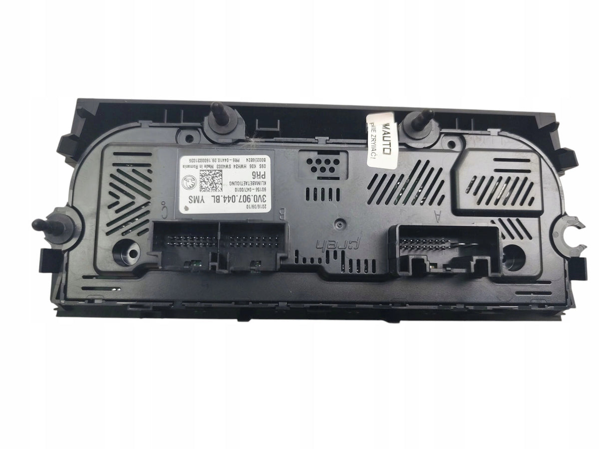 AIR CONDITIONING PANEL SKODA SUPERB III (2015-2019) 3V0907044BL