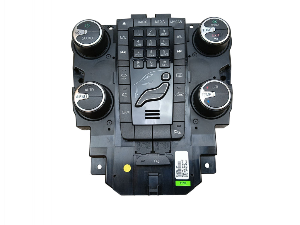 AIR CONDITIONING RADIO CLIMATE CONTROL PANEL VOLVO V40 II (12-16) 31288104