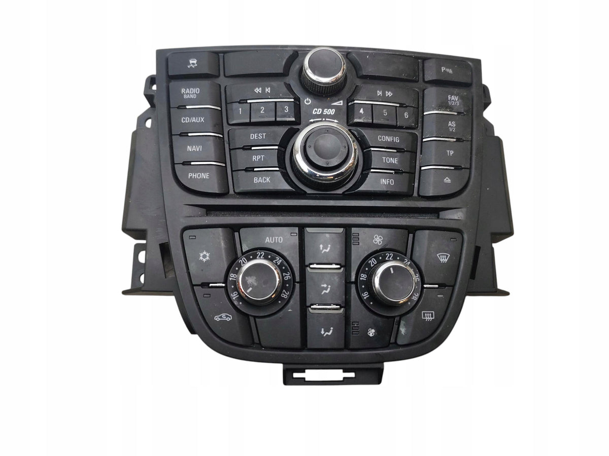 AIR CONDITIONING RADIO PANEL OPEL ASTRA IV J 13346052 EUROPE