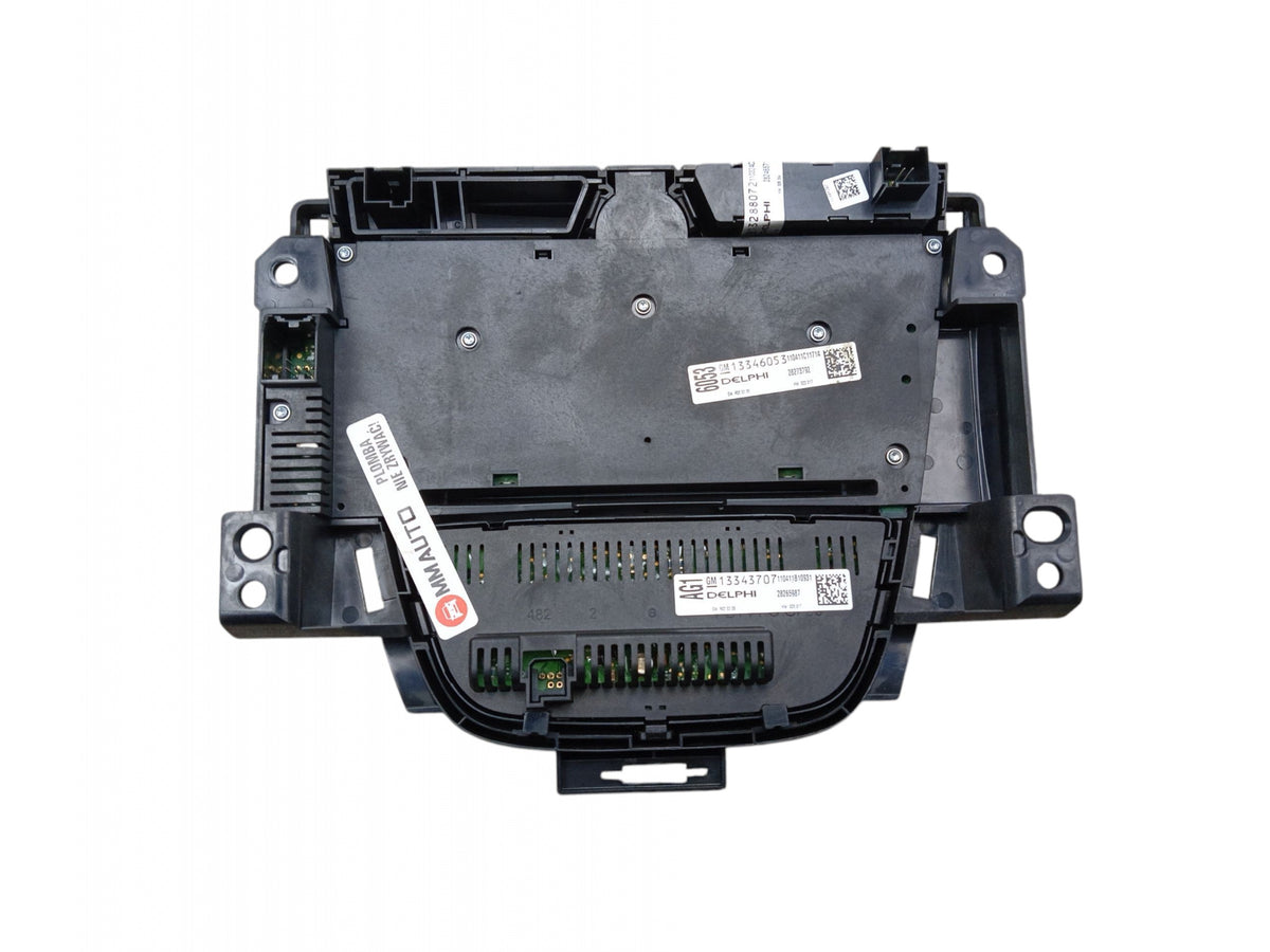 AIR CONDITIONING RADIO PANEL OPEL ASTRA IV J (2009-2012) 13346053 13343707 EU
