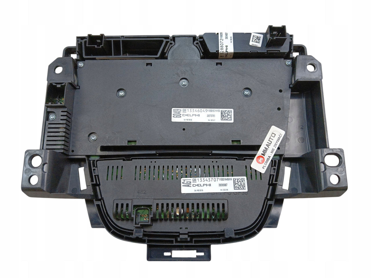 AIR CONDITIONING RADIO PANEL OPEL ASTRA J (2009-2012) 13343707