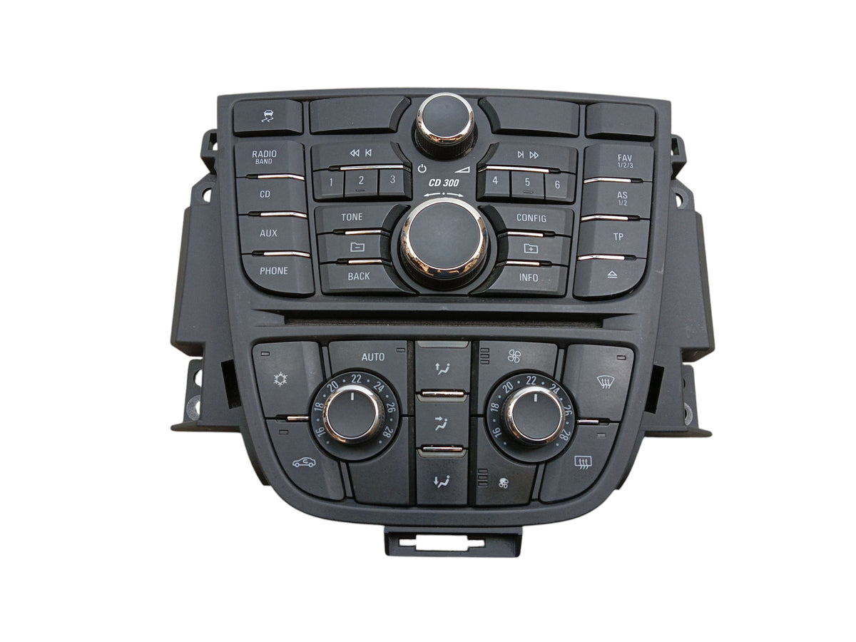 AIR CONDITIONING RADIO PANEL OPEL ASTRA J (2009-2012) 13343707