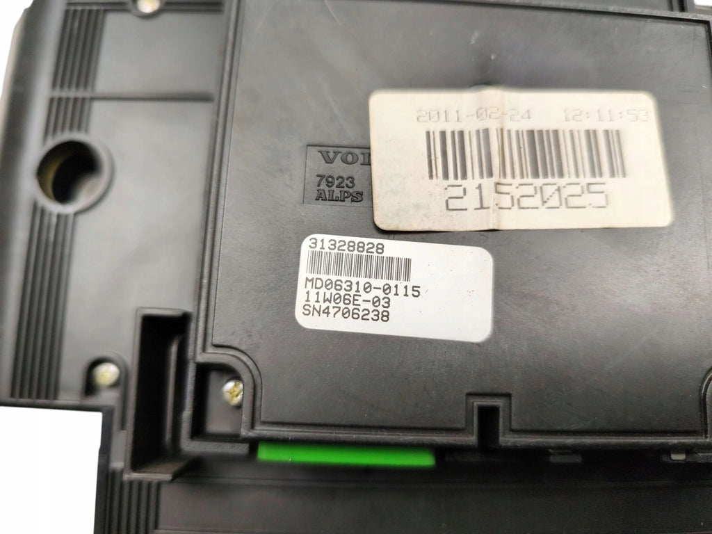 AIR CONDITIONING RADIO PANEL VOLVO S80 II LIFT (2009-2011) 31328828 EUROPE