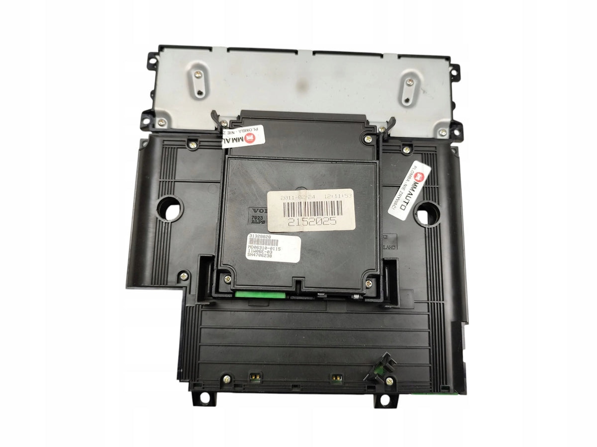 AIR CONDITIONING RADIO PANEL VOLVO S80 II LIFT (2009-2011) 31328828 EUROPE