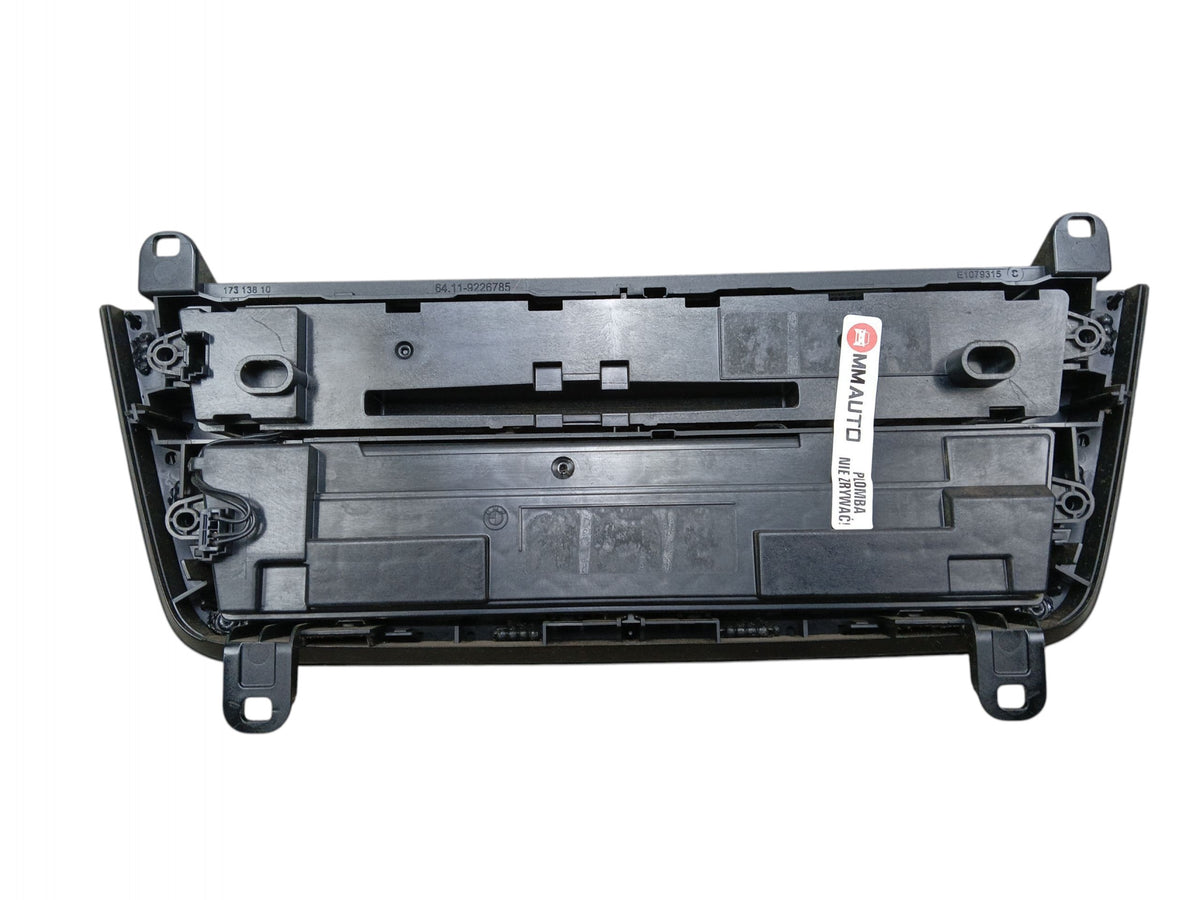 AIR CONDITIONING SUPPLY RADIO PANEL BMW F30 F31 F32 F36 F34