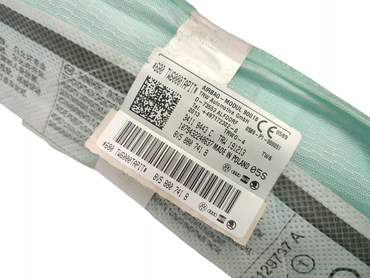 AIRBAG CURTAIN LEFT AUDI A3 S3 8V (2013-2016) SEDAN 8V5880741B