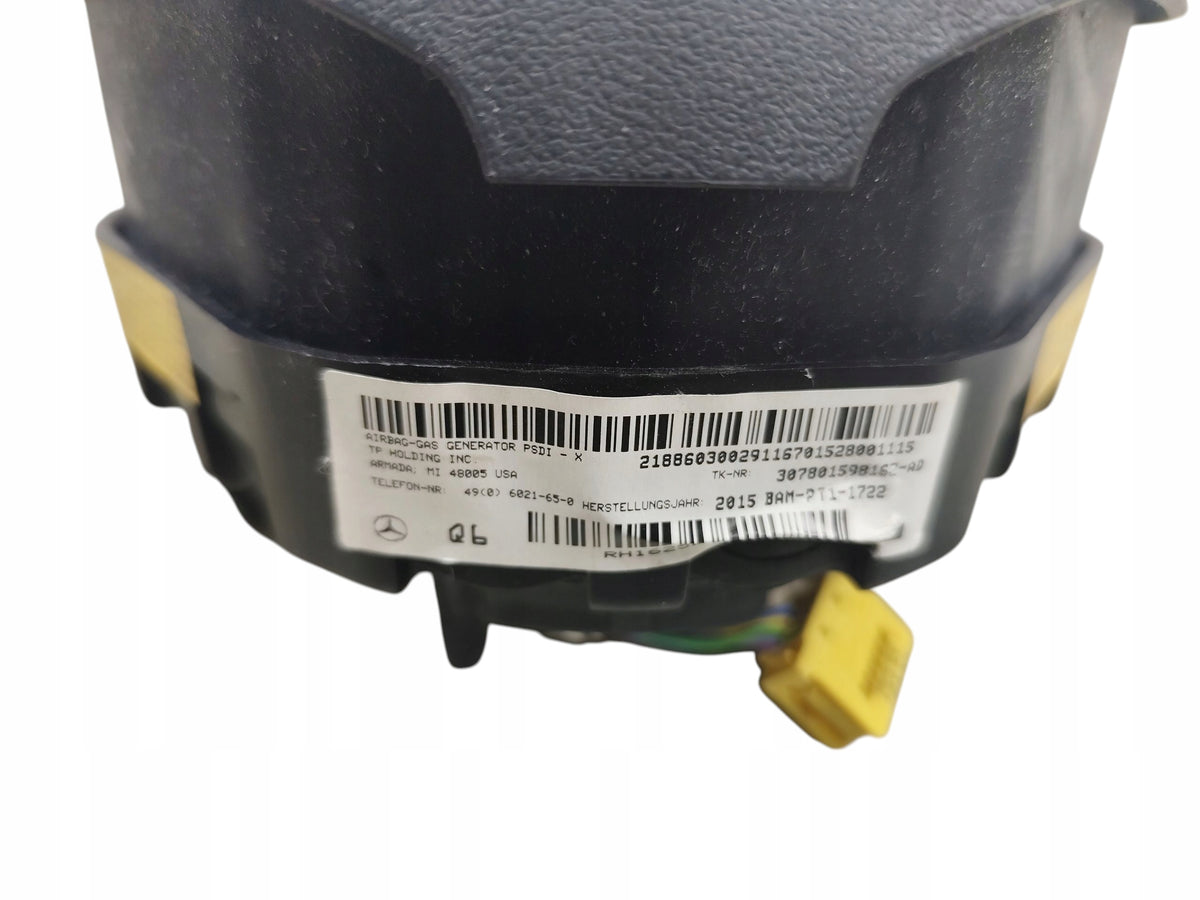 AIRBAG DRIVER CUSHION MERCEDES E W212 LIFT (12-16) 307801598162