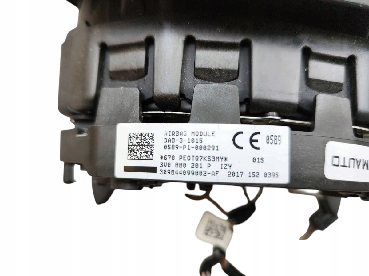 AIRBAG DRIVER SKODA SUPERB III 3V0880201P 0589-P1-000291