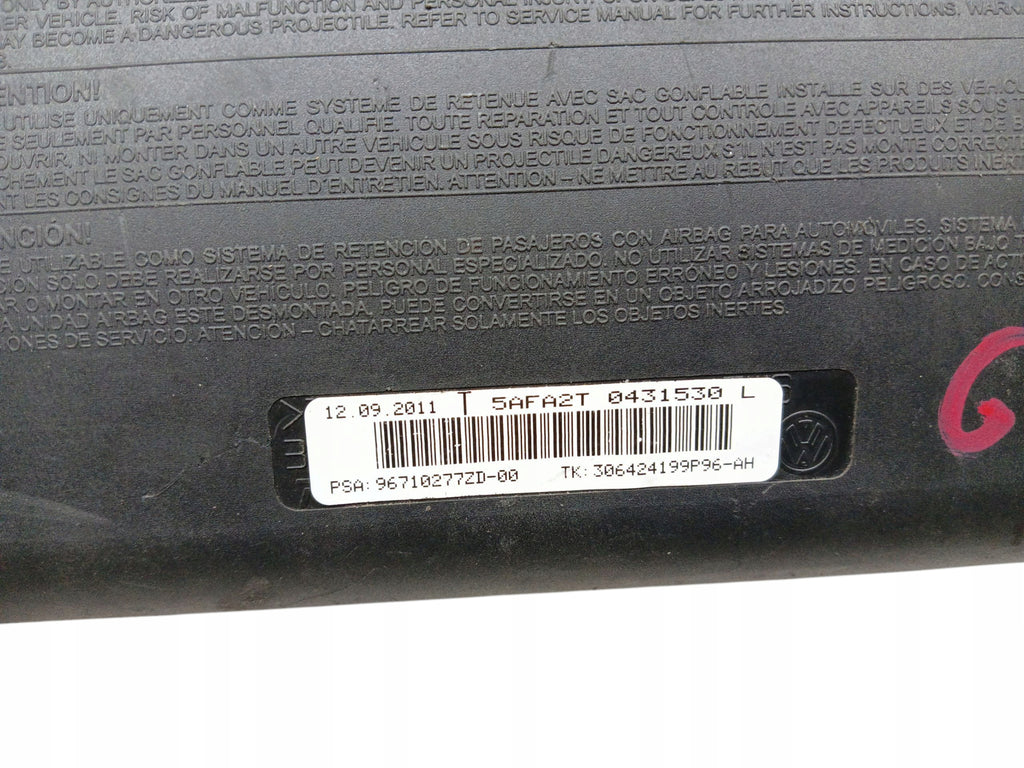 AIRBAG KNEE VOLKSWAGEN GOLF VI 6 (2008-2014) EUROPE