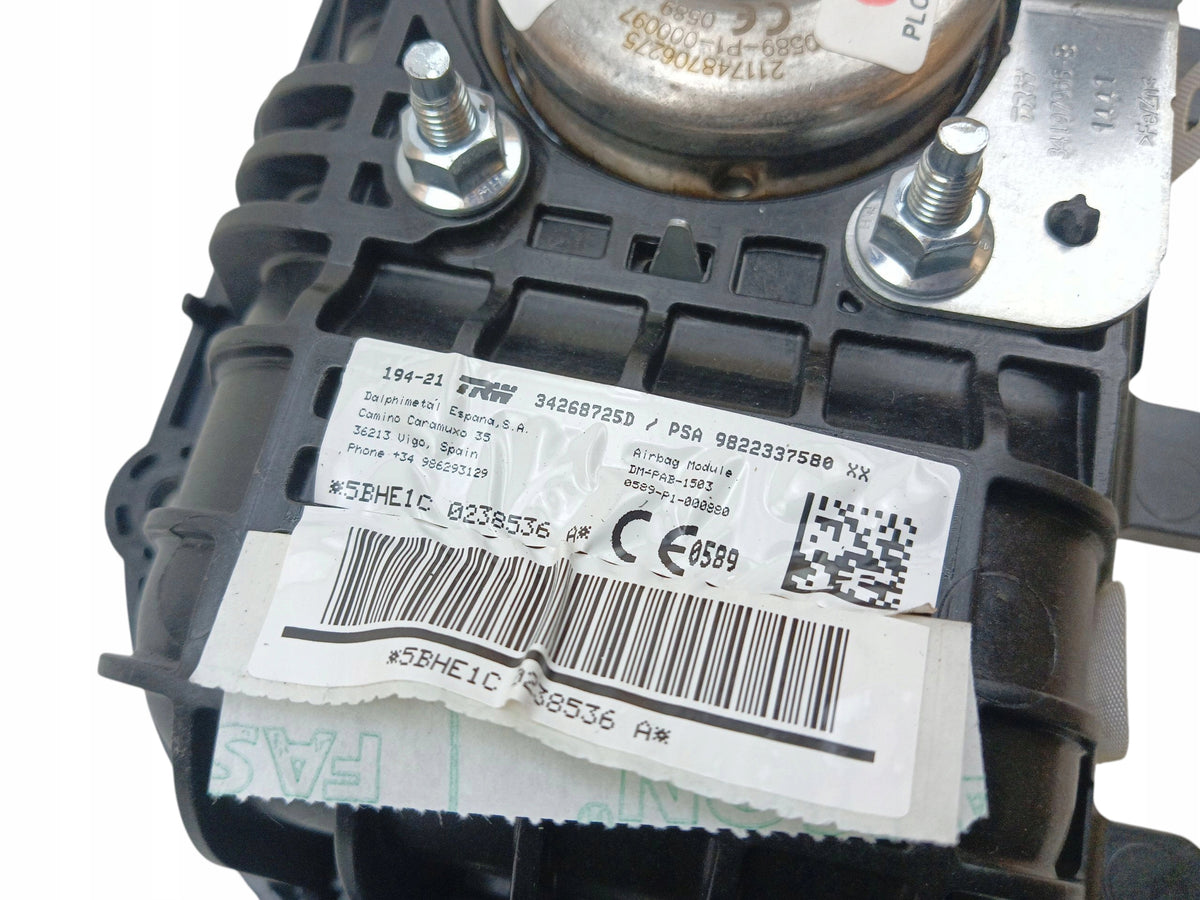 AIRBAG PASSENGER CUSHION CITROEN C5 AIRCROSS 9822337580
