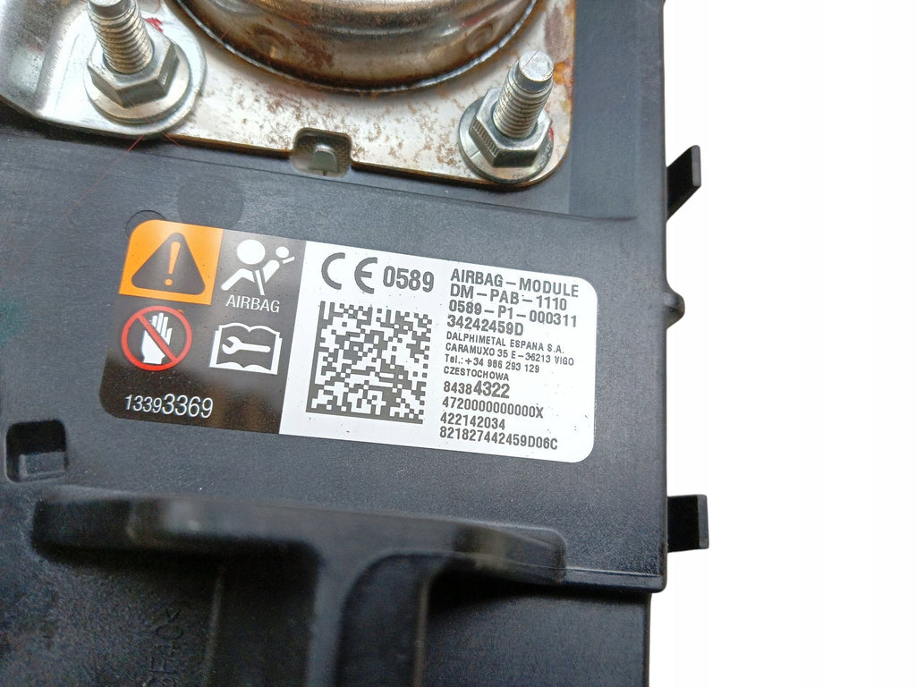 AIRBAG PASSENGER CUSHION OPEL INSIGNIA B 34242459D 84384322