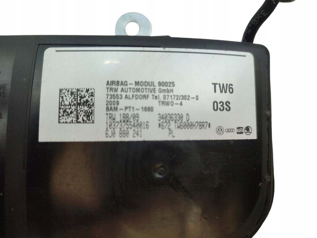 AIRBAG SEAT CUSHION LEFT SEAT IBIZA IV 6J0880241