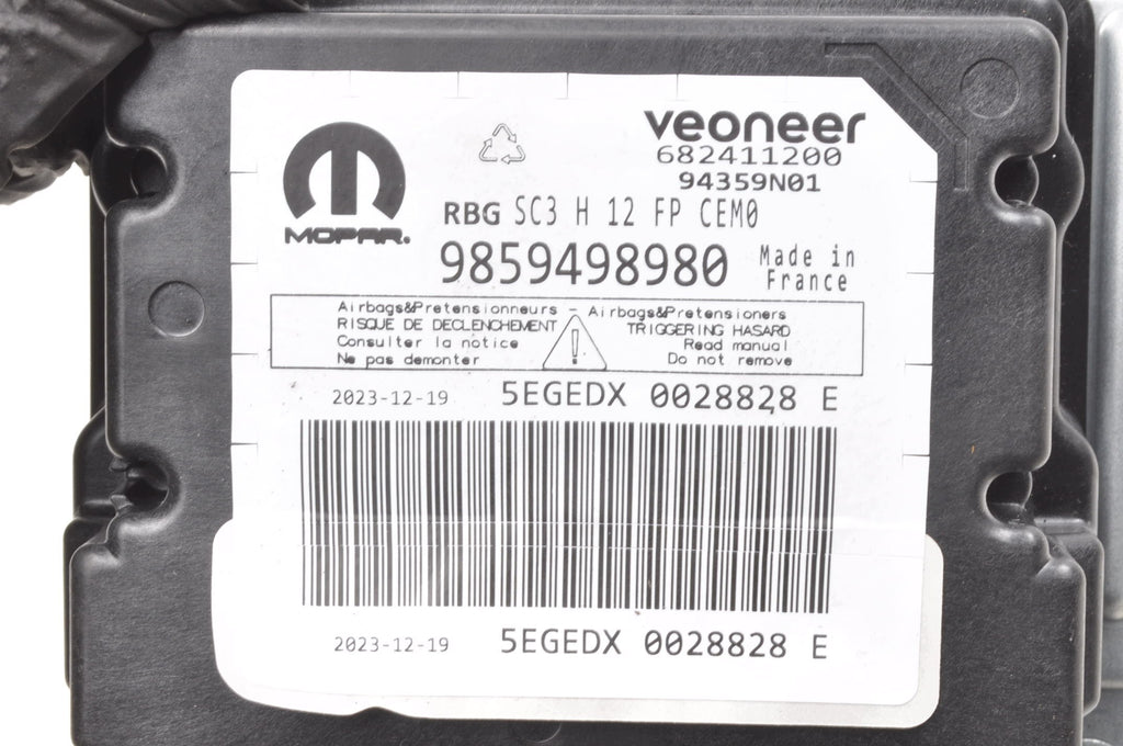 AIRBAG SENSOR OPEL ASTRA L 9859498980 SHOT