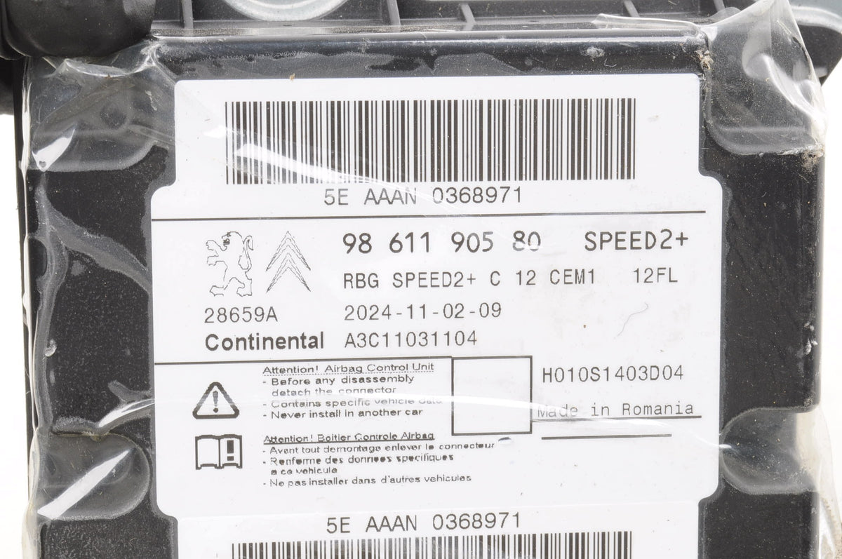 AIRBAG SENSOR PEUGEOT 2008 II 9861190580