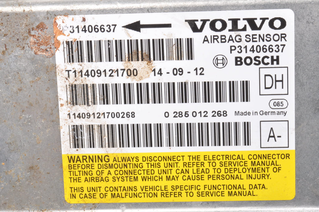 AIRBAG SENSOR VOLVO S60 II V60 31406637