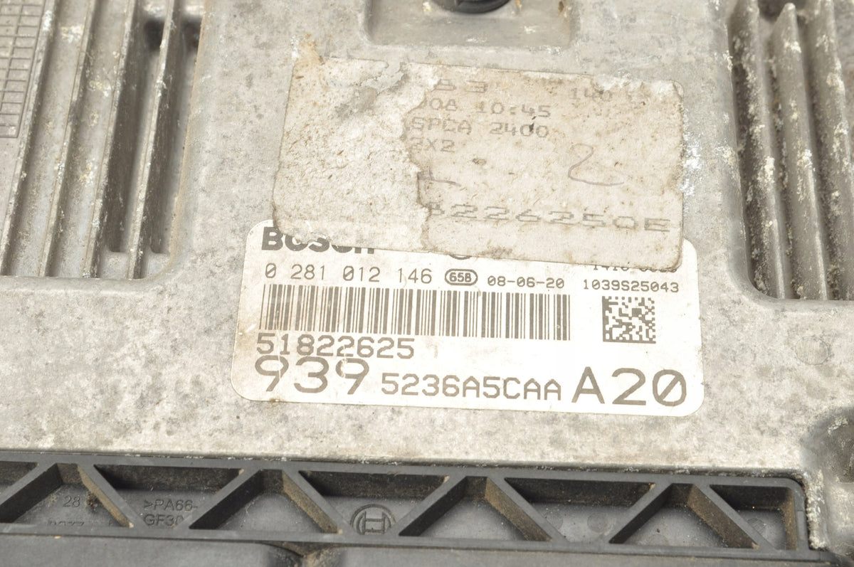 ALFA ROMEO 159 2.4 JTDM 200KM COMPUTER ENGINE DRIVER 51822625
