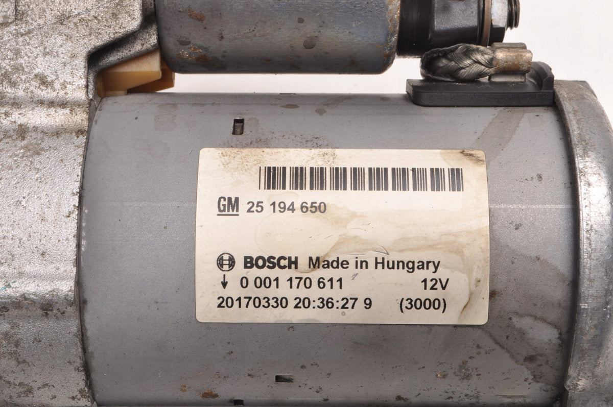 ASTRA J MERIVA B CORSA E INSIGNIA A MOCHA AND 1.4 16V STARTER 25194650