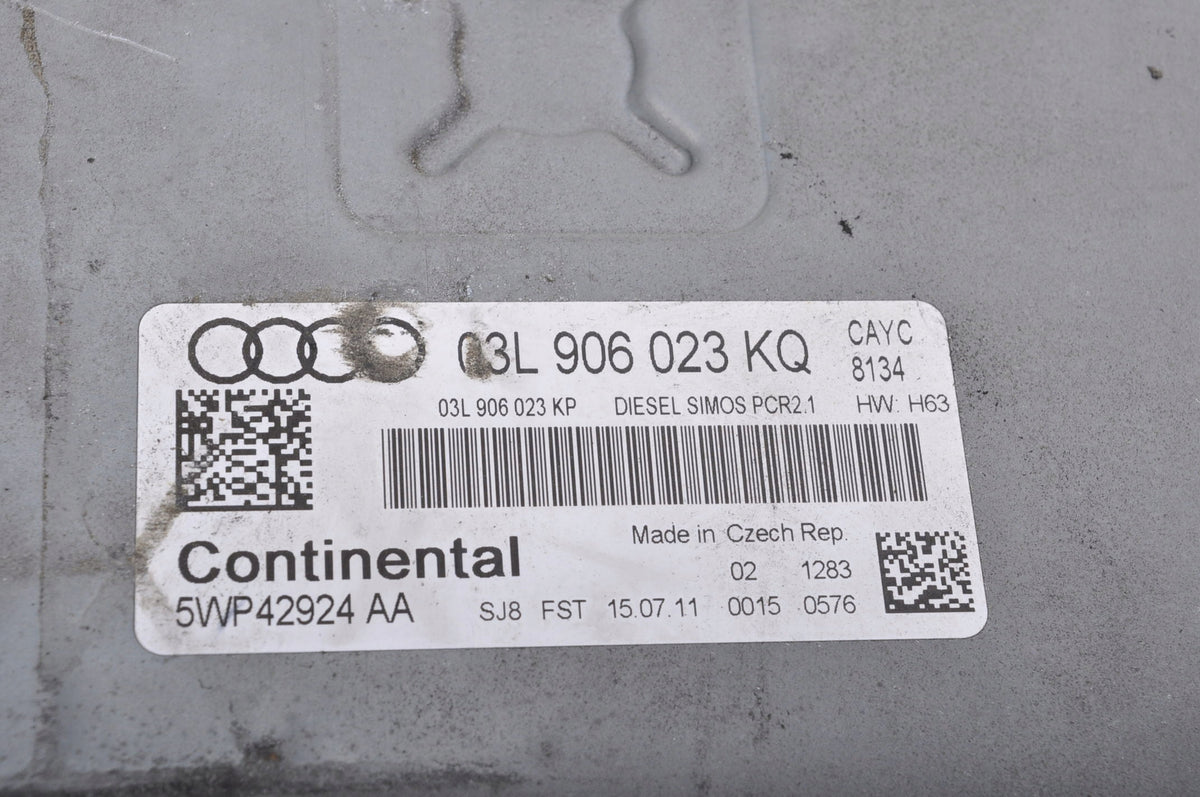 AUDI A1 1.6 TDI COMPUTER ENGINE DRIVER 03L906023KQ