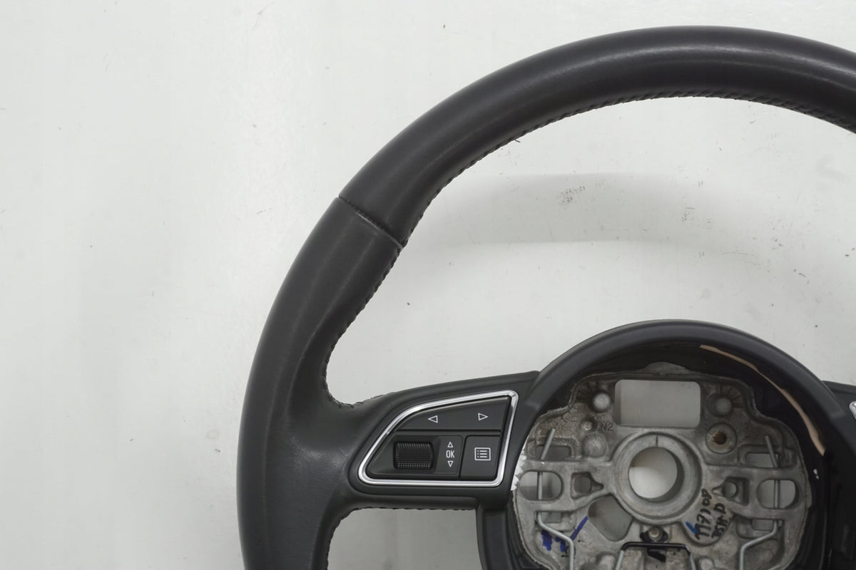 AUDI A1 8X 14R STEERING WHEEL MULTIFUNCTION LEATHER 4G0419091R