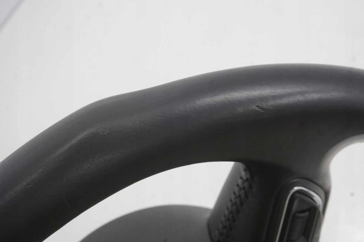AUDI A1 8X 14R STEERING WHEEL MULTIFUNCTION LEATHER 4G0419091R