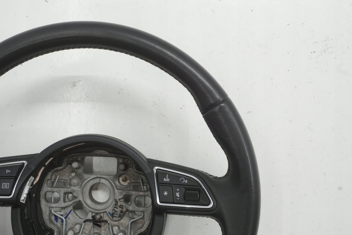 AUDI A1 8X 14R STEERING WHEEL MULTIFUNCTION LEATHER 4G0419091R