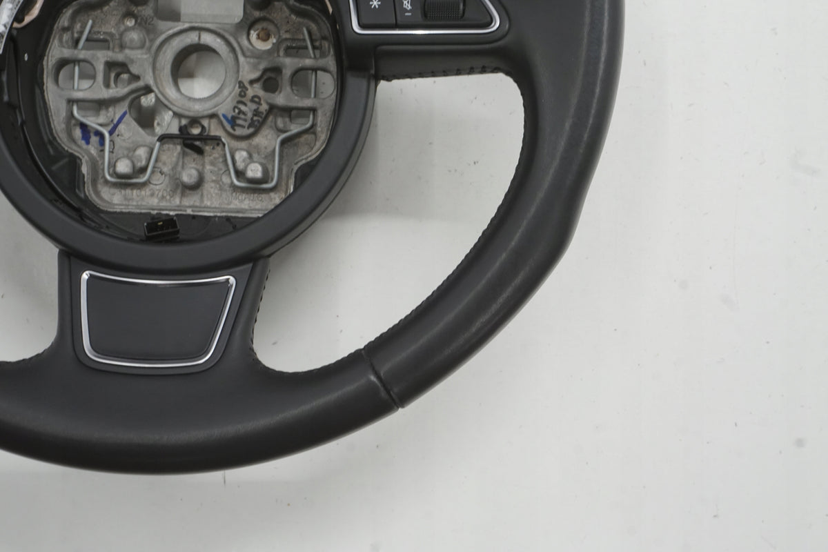 AUDI A1 8X 14R STEERING WHEEL MULTIFUNCTION LEATHER 4G0419091R
